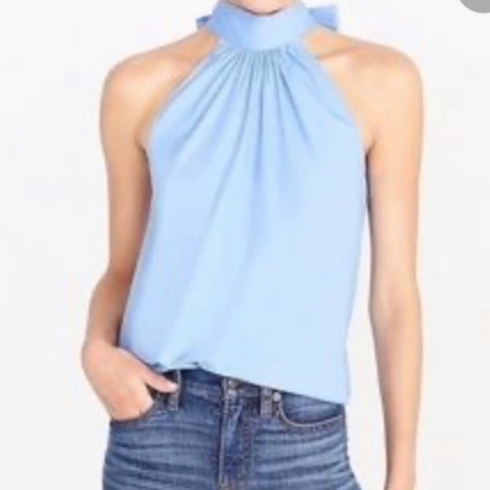 J. Crew | halter tie neck sleeveless top